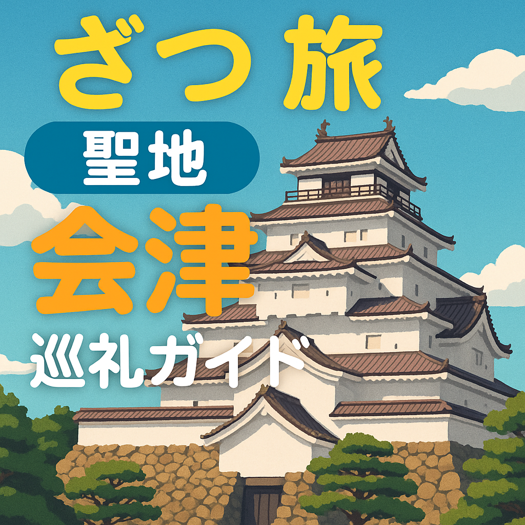 ざつ旅の会津聖地巡礼ガイド！ロケ地・登場スポットを網羅　アイキャッチ